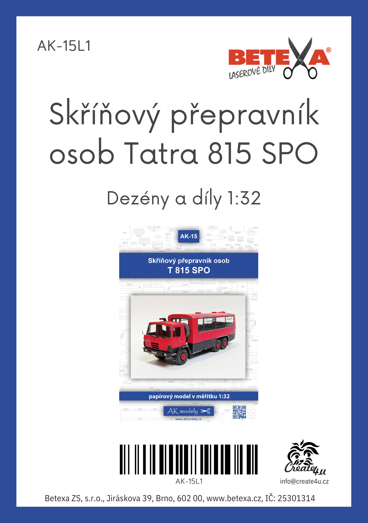  Tatra 815 SPO - Laserové doplňky - dezény, detaily